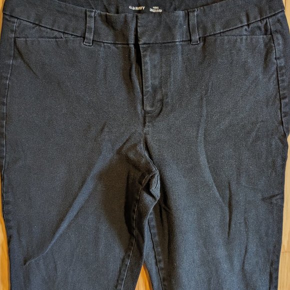 Old Navy Pixie Never Fade Pants Mid Rise Stretch Pants Black, Multiple Sizes - Picture 6 of 11